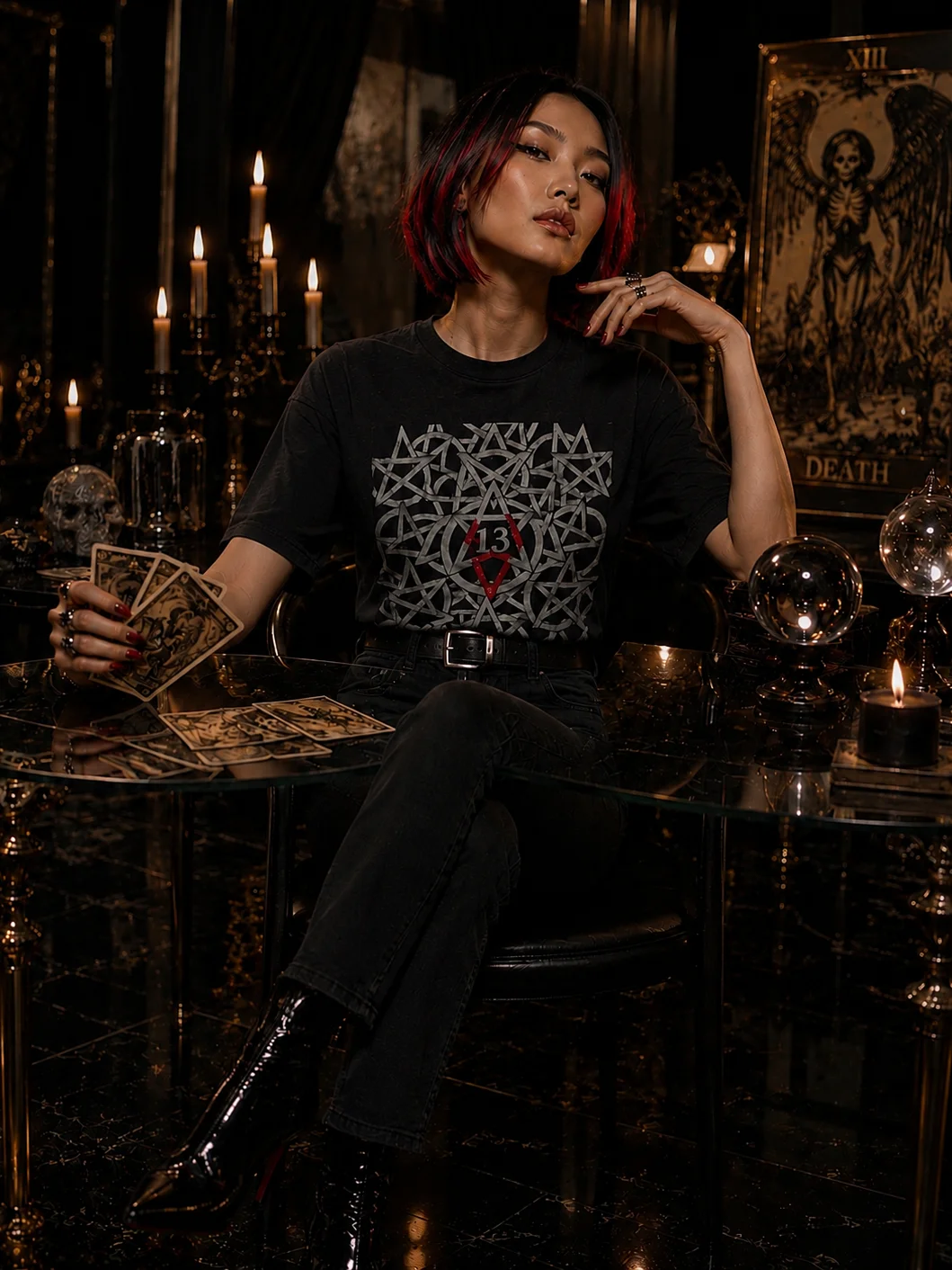 Arcane Harmony T-shirt - Gothic Tshirt - Graphic Tshirt product image (2)
