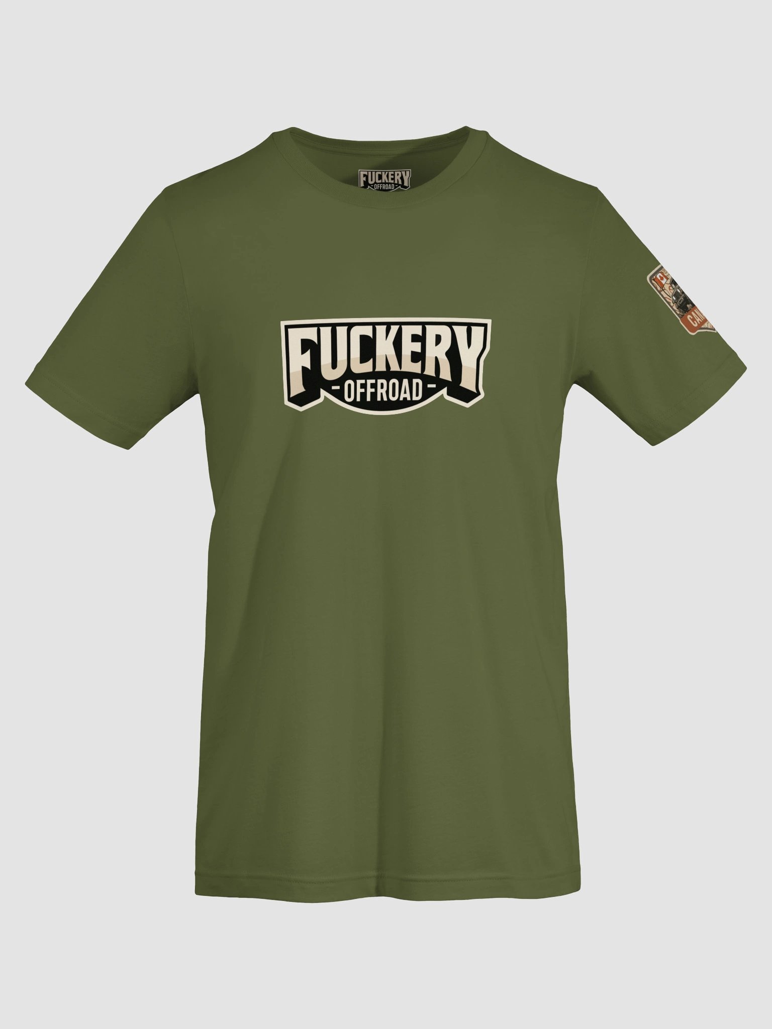 Unisex t-shirt with Fuckery Text Logo and unauthorized definition (Dark colours) product image (67)
