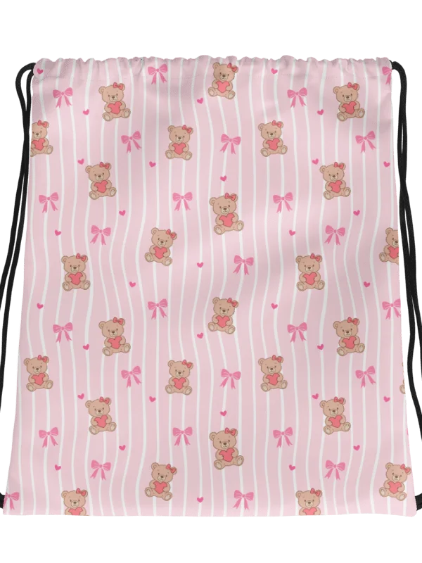 Honeybear Coquette Gym Drawstring Bag. product image (4)
