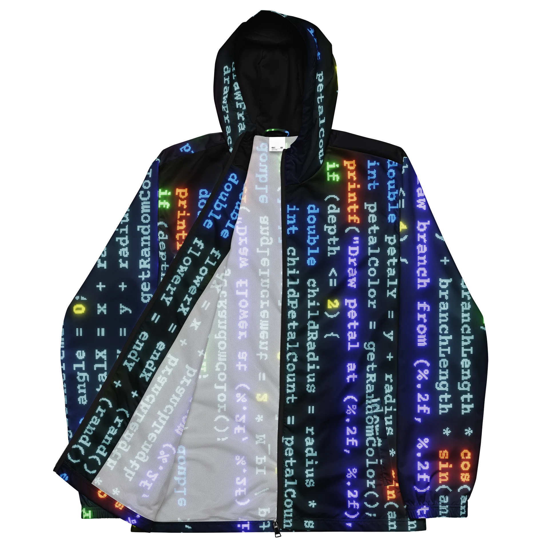 Computer Programming in C (zip up windbreaker) product image (11)