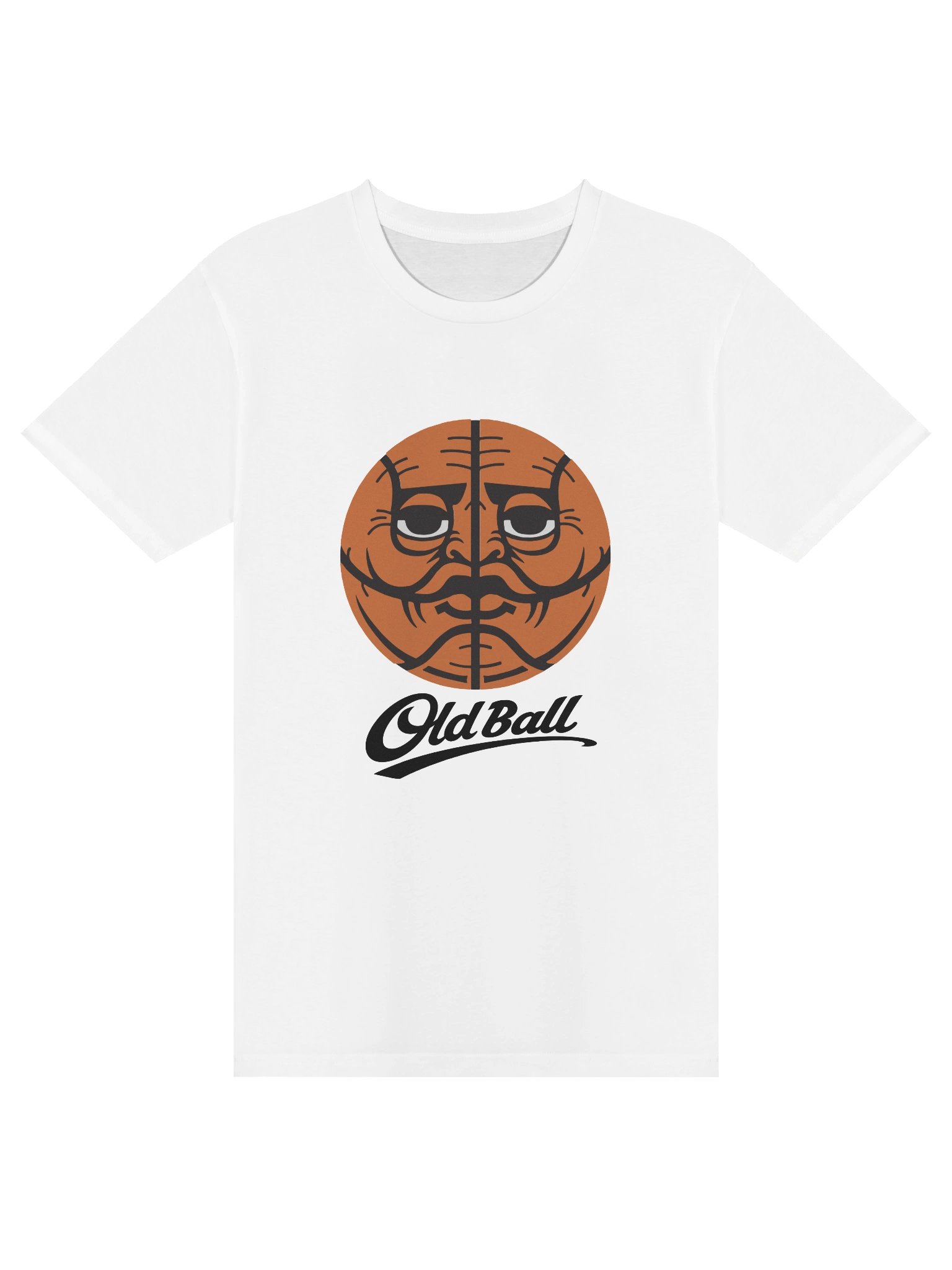 Old Ball - Face Logo (White) product image (1)