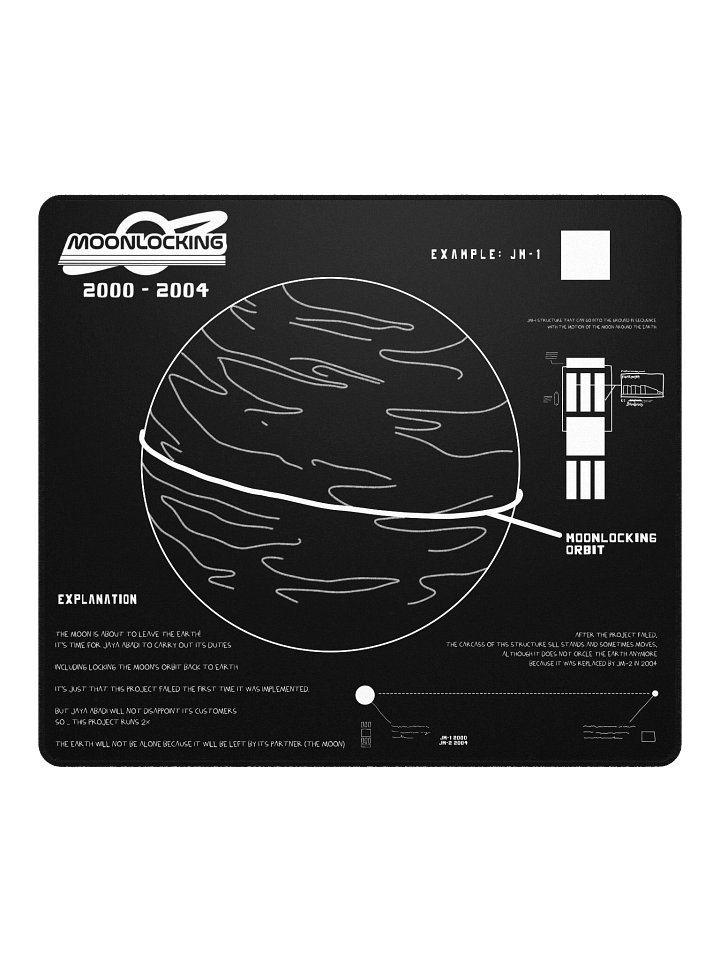 DESKMAT | MOONLOCKING (BLACK EDITION) product image (2)
