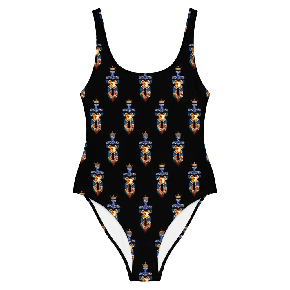 Color Logo One Piece Swimsuit - POA product image (2)