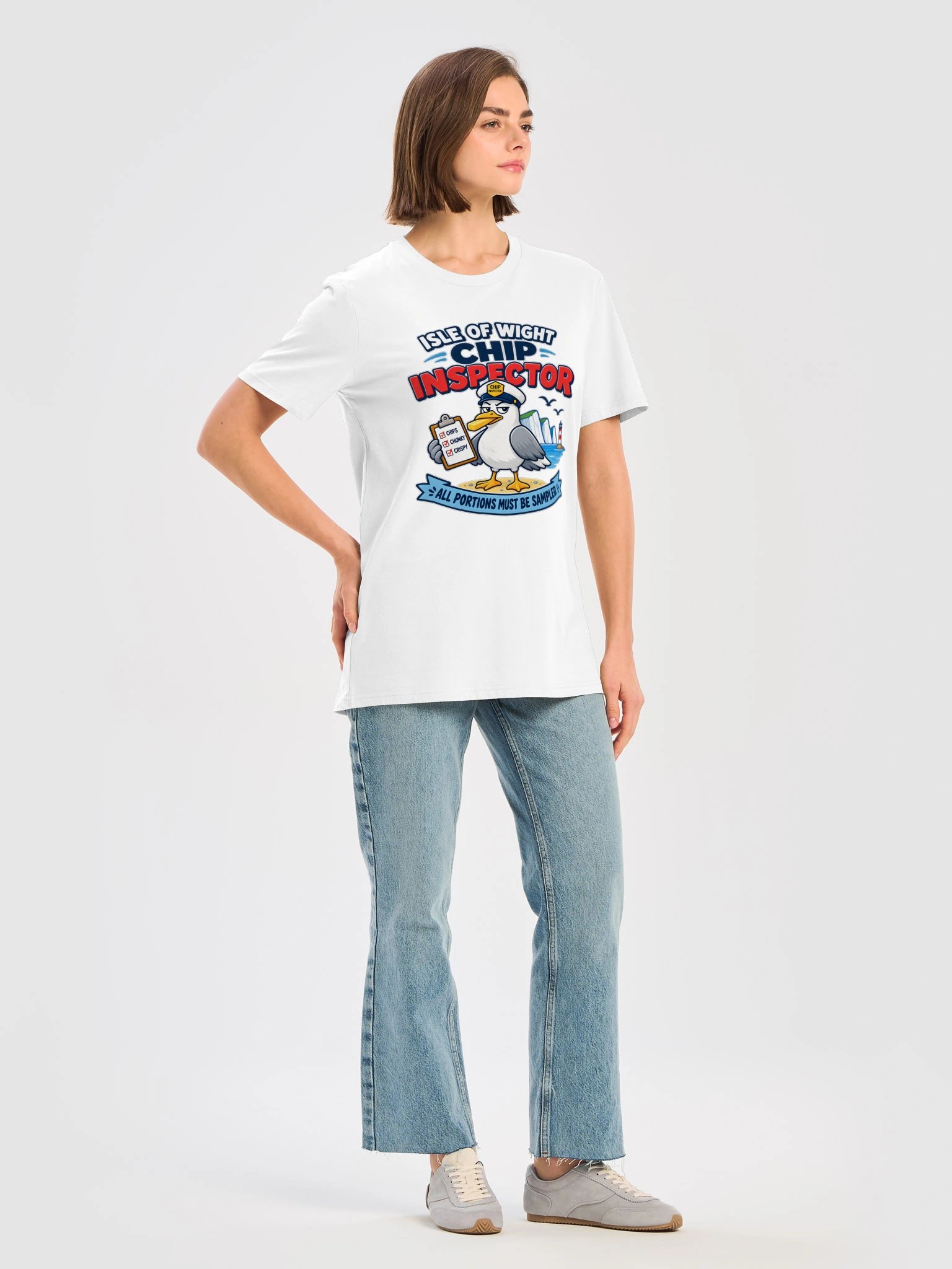 Isle of Wight Chip Inspector Unisex Organic T-Shirt product image (11)