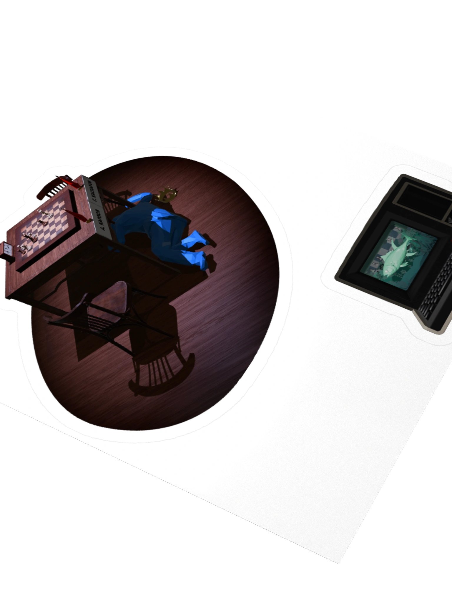 Collapse + blub blub - Kiss Cut Stickers product image (8)