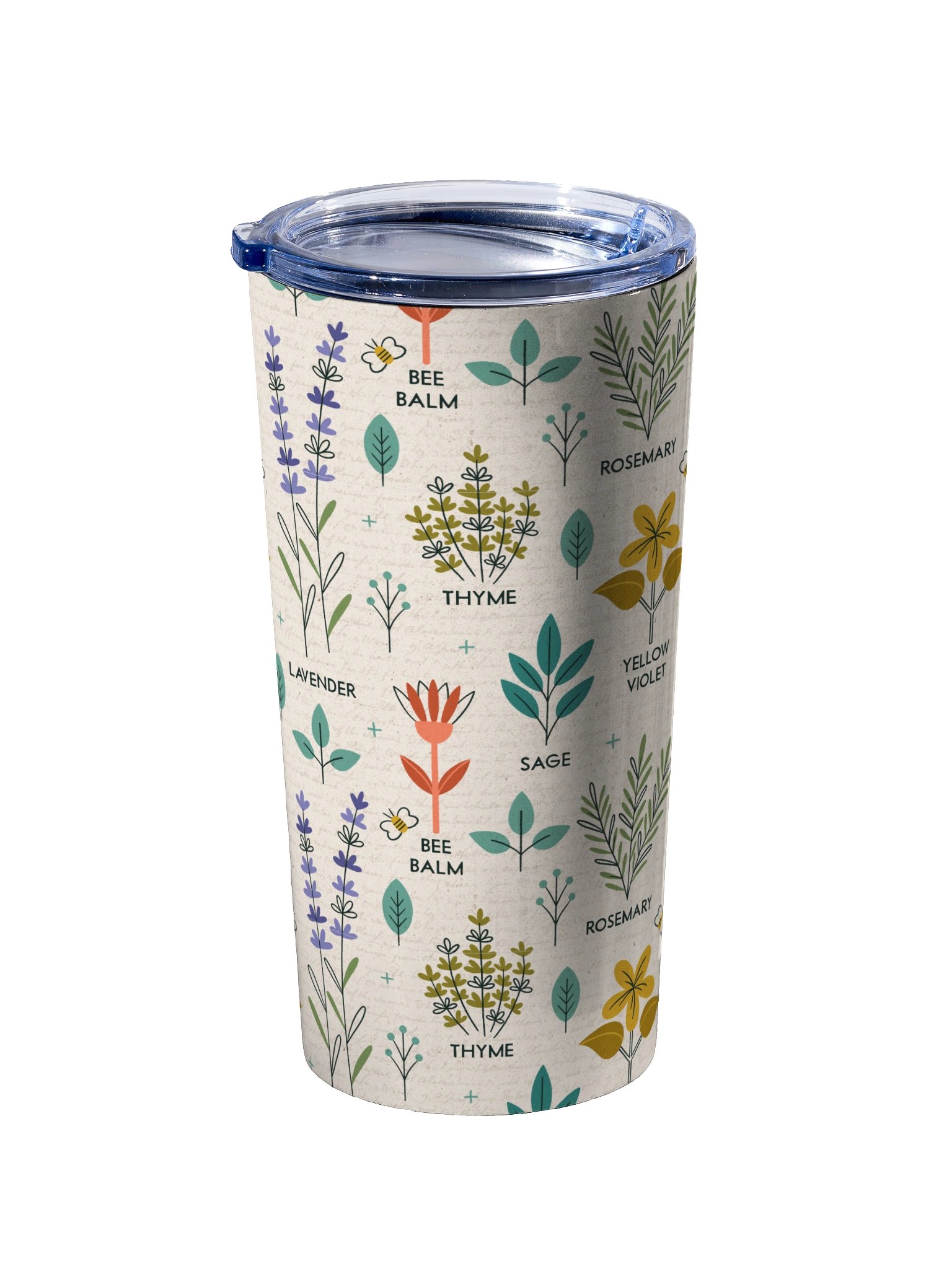 Retro Herbarium Botanicals 20oz Stainless Steel Tumbler product image (2)