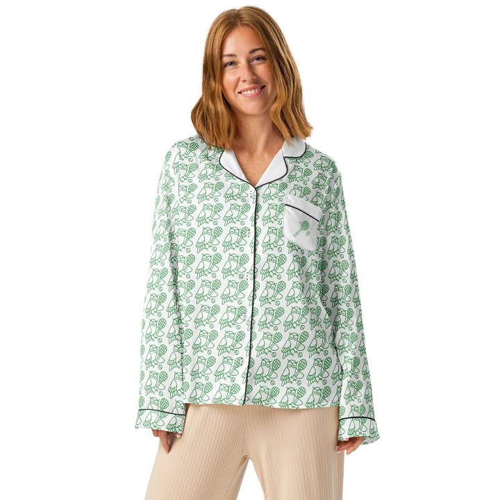Vibrant Tennis Dreams Women's Pyjama Top product image (1)