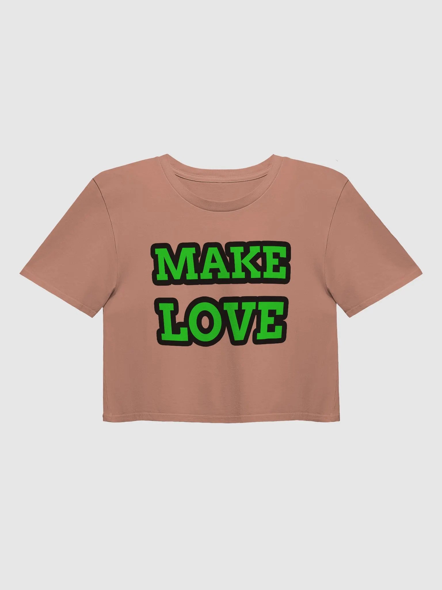 MAKE LOVE Crop Top product image (1)