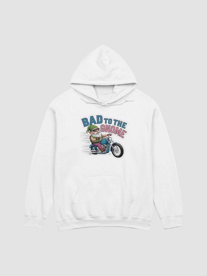 Bad to the Gnome Motorcycle Hoodie product image (1)