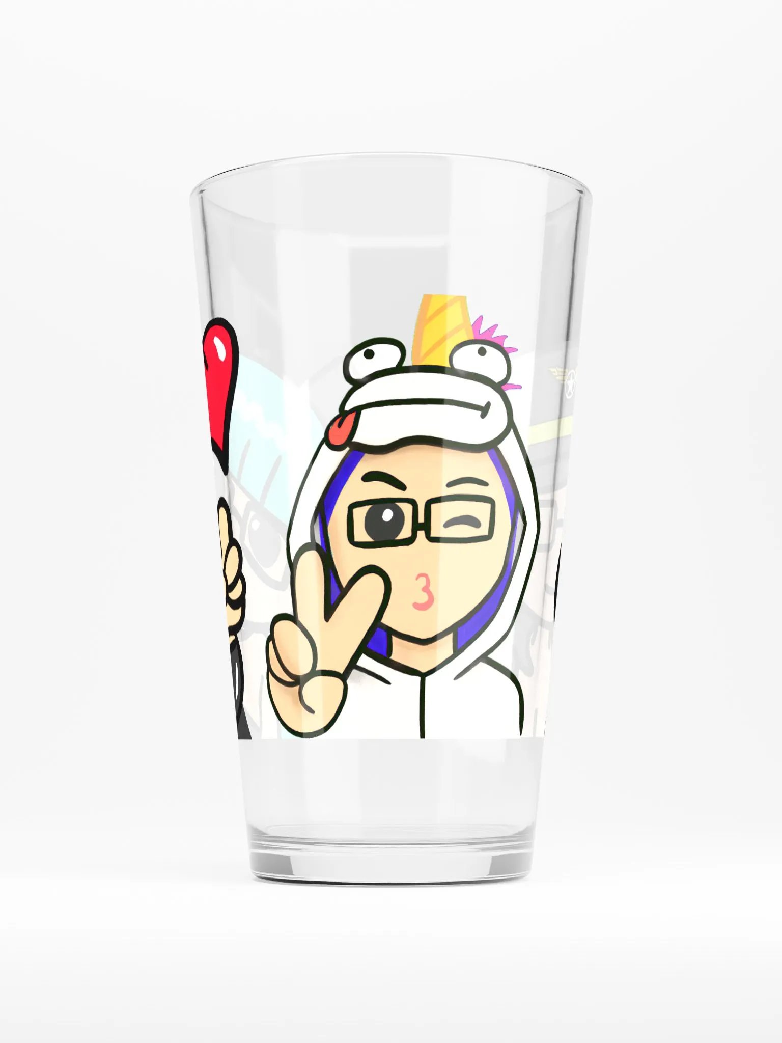 Hayley Cosplay Pint Glass product image (1)