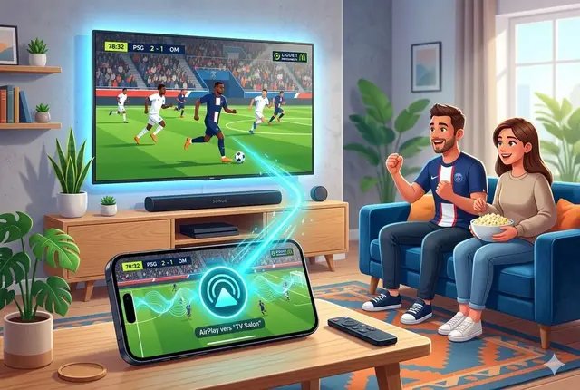 Le coup d'envoi de la Coupe du Monde 2026 vient d'être donné ! Pour ne rater aucune action des Bleus, que ce soit pour les matchs de poule à 21h ou le choc contre l'Irak à 23h, votre iPhone est votre meilleur allié. Voici comment envoyer le flux vidéo directement sur le grand écran de votre salon grâce à AirPlay et à la recopie d'écran, pour vibrer comme au stade sans aucun bug de diffusion.