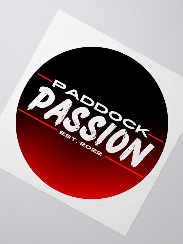 Paddock Passion Sticker product image (4)
