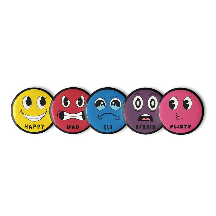 Emoti-pins Set 1 product image (2)