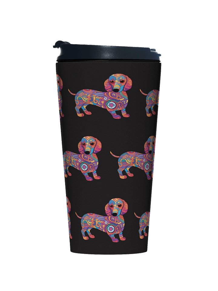 Psychedelic Dachshund #2 - Stainless Steel Travel Mug product image (1)