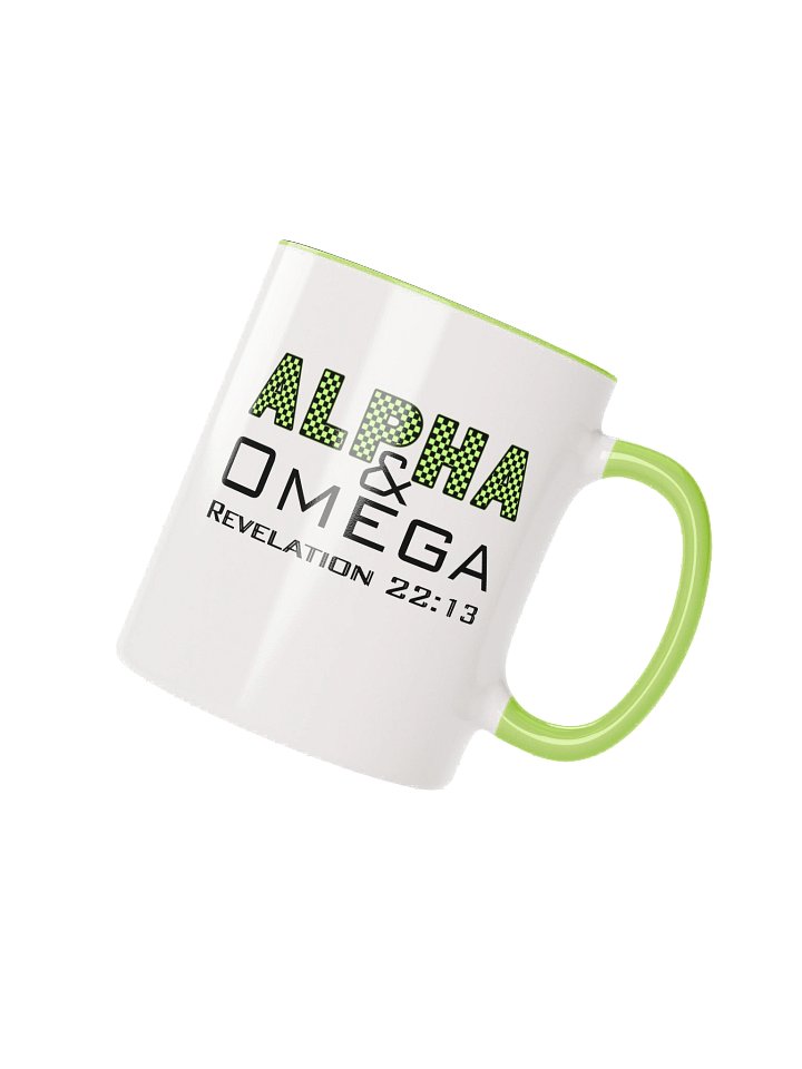 Alpha & Omega Christian 11oz Mug | Jesus Christ Faith Gift | Inspirational Coffee Cup for Believers product image (2)