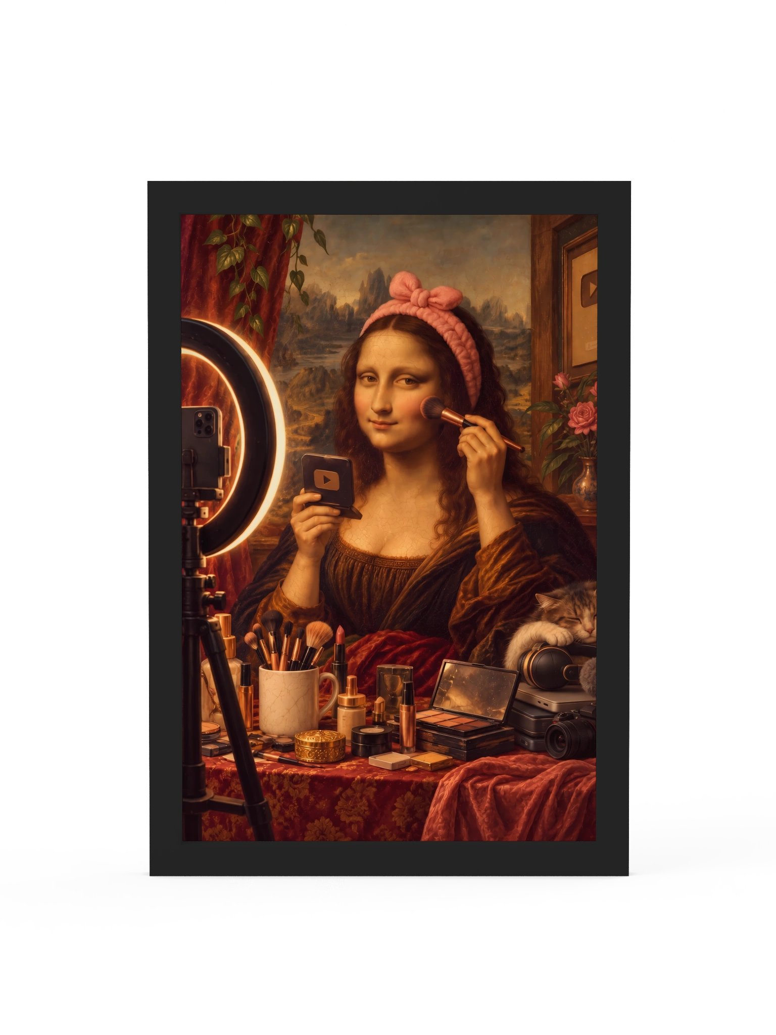 Getting Ready With Mona Lisa Poster product image (3)