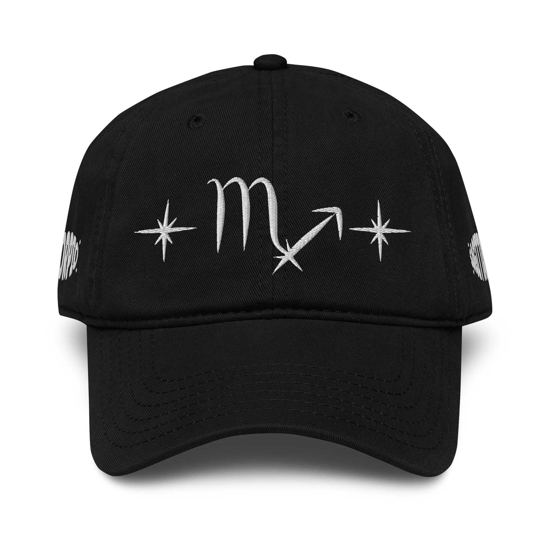 scorpio sagittarius cusp dad hat (white) product image (1)