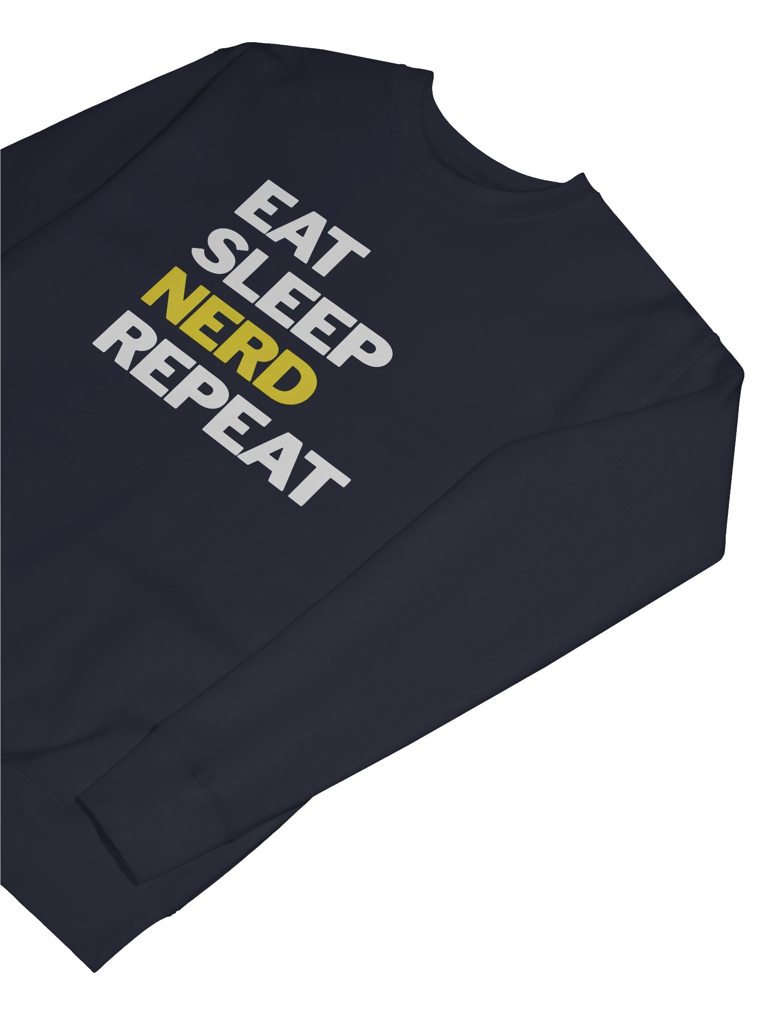 Eat Sleep Nerd Repeat Sweatshirt product image (46)