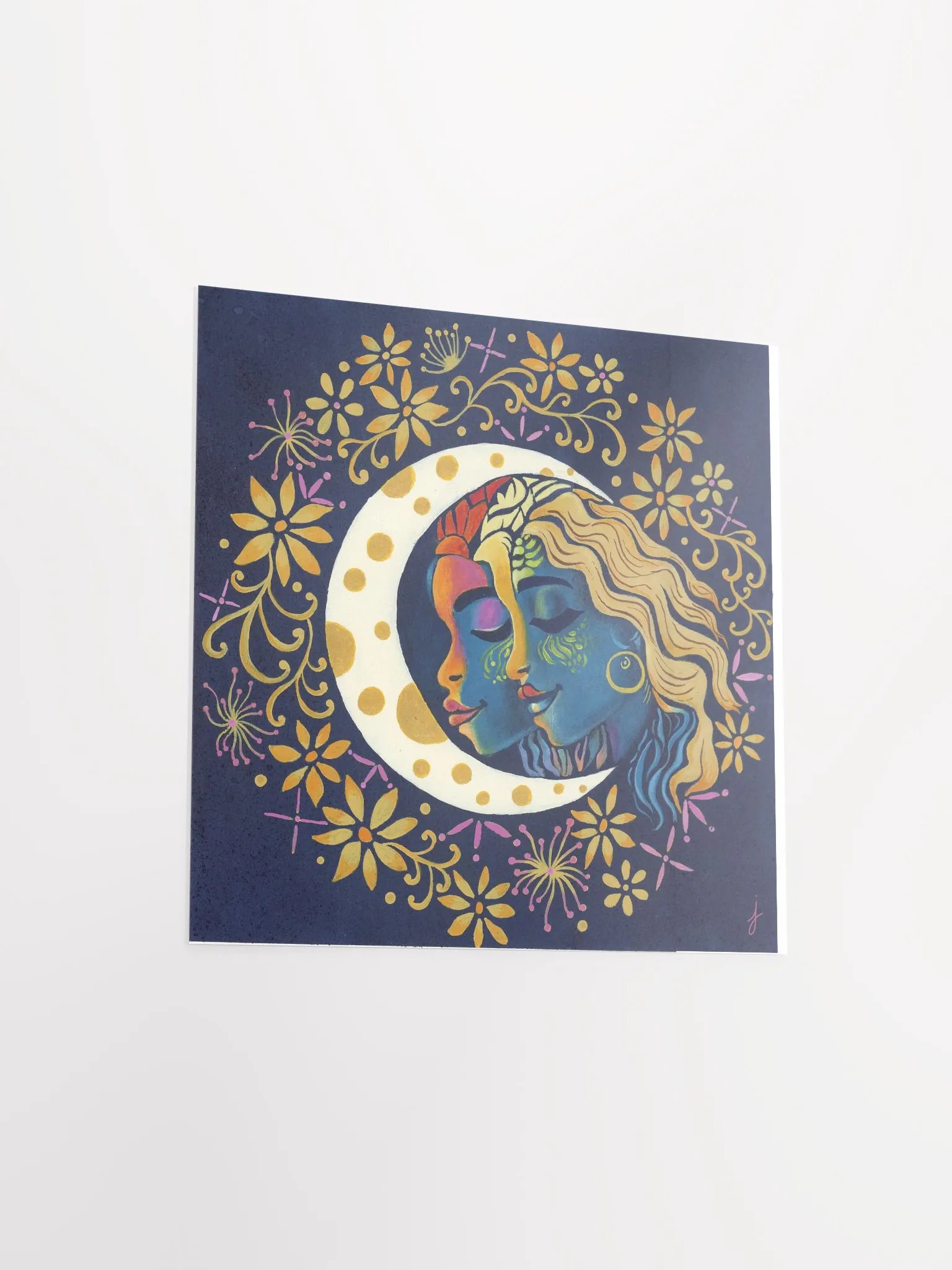 Moon Goddess Celestial Faces Poster product image (7)