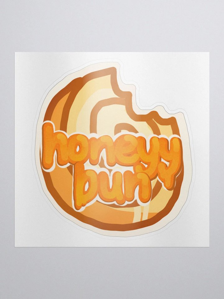 honeyybun logo sticker product image (1)