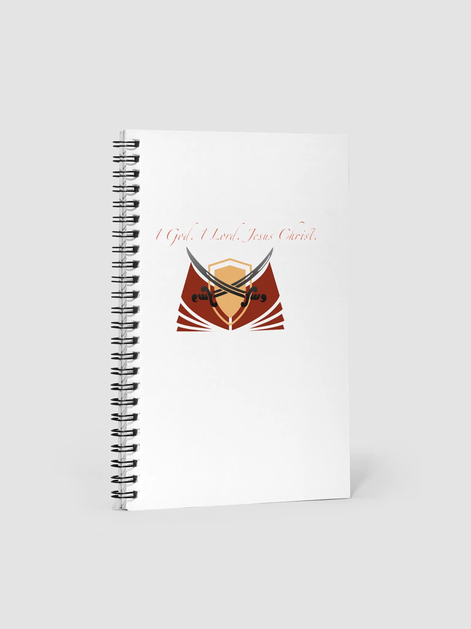 1 God . 1 Lord . Notebook product image (1)