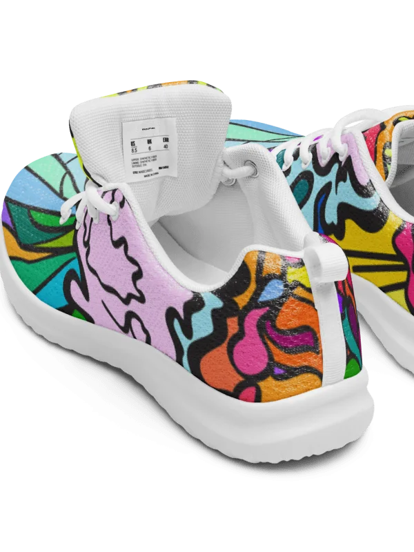 Vibrant Fusion Men's Sneakers - Wave at Sunset product image (7)