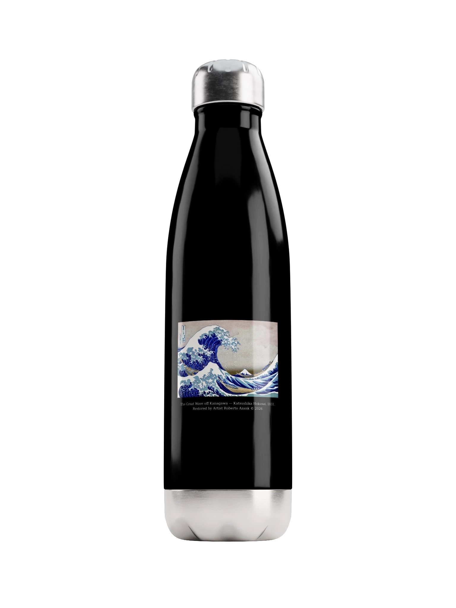 The Great Wave off Kanagawa — Water Bottle product image (1)