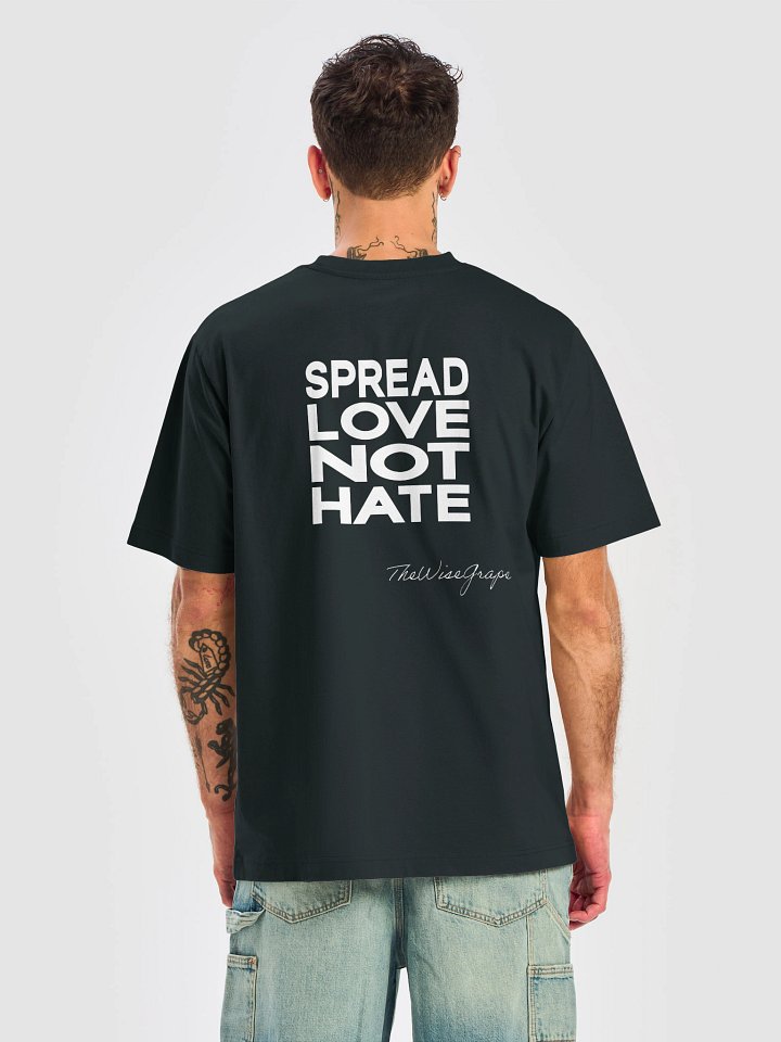 SPREAD LOVE, NOT HATE COTTON TEE product image (2)