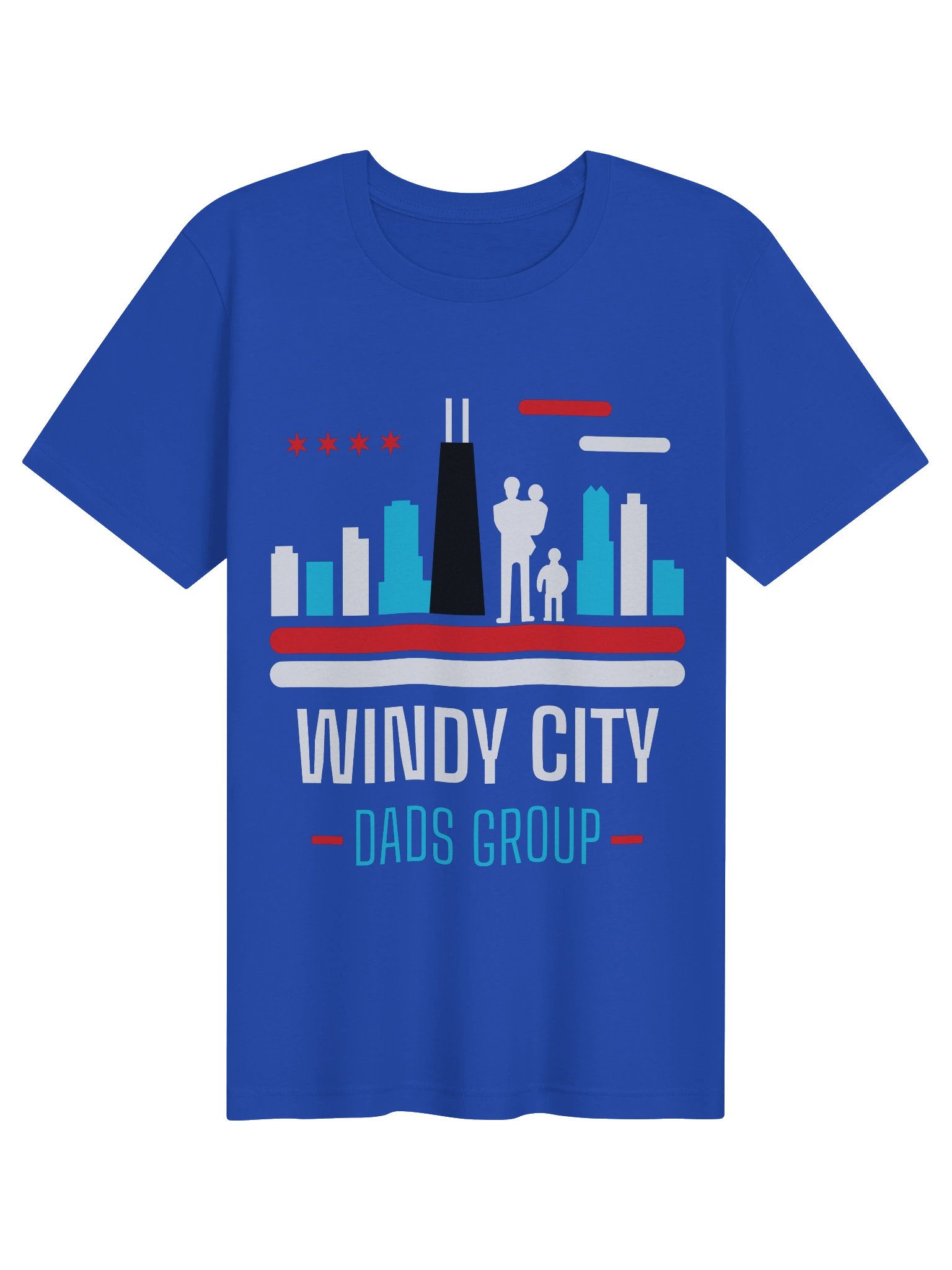 Windy City Dad’s Group: The Official Dad-Uniform Tee (BC) product image (1)