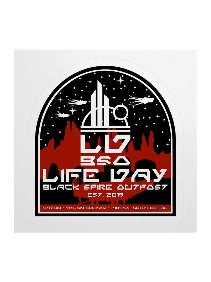 Life Day Black Spire Outpost Logo Sticker product image (1)