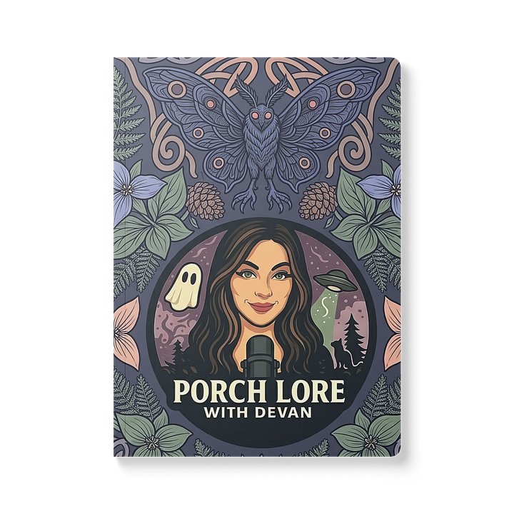 PORCH LORE DEVAN PERIWINKLE MOTH SOFTCOVER JOURNAL product image (1)