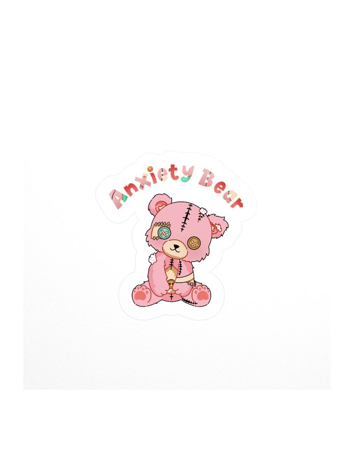 Anxiety Bear Sticker product image (1)
