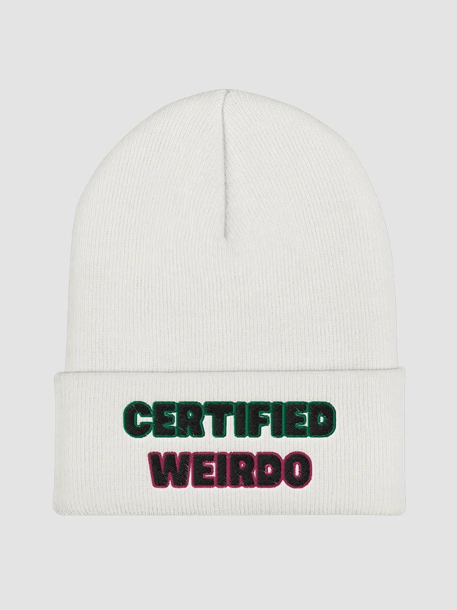 Certified Weirdo - Cuffed Beanie product image (1)