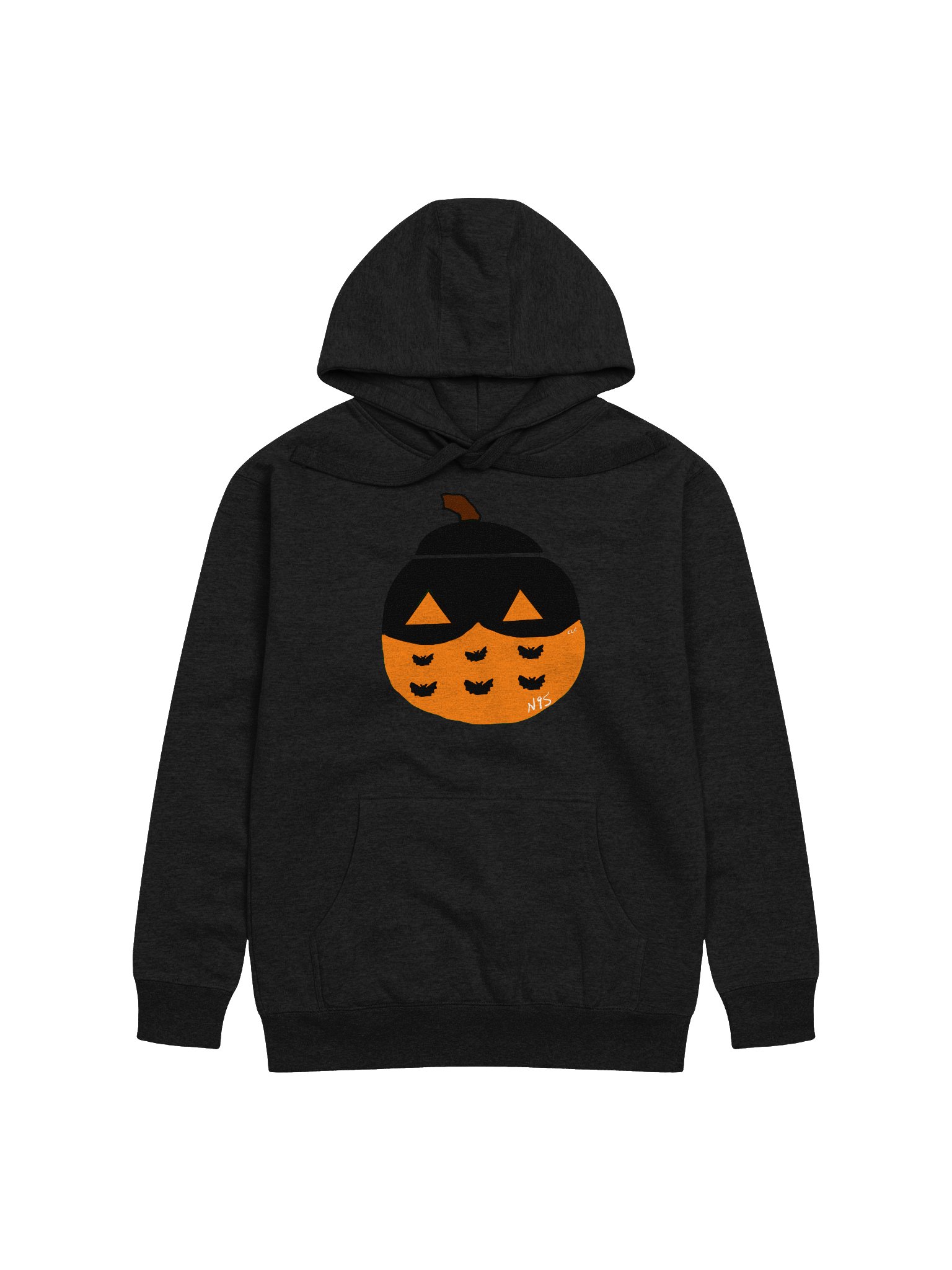 Mask-O-Lantern hoodie (orange mask) product image (1)