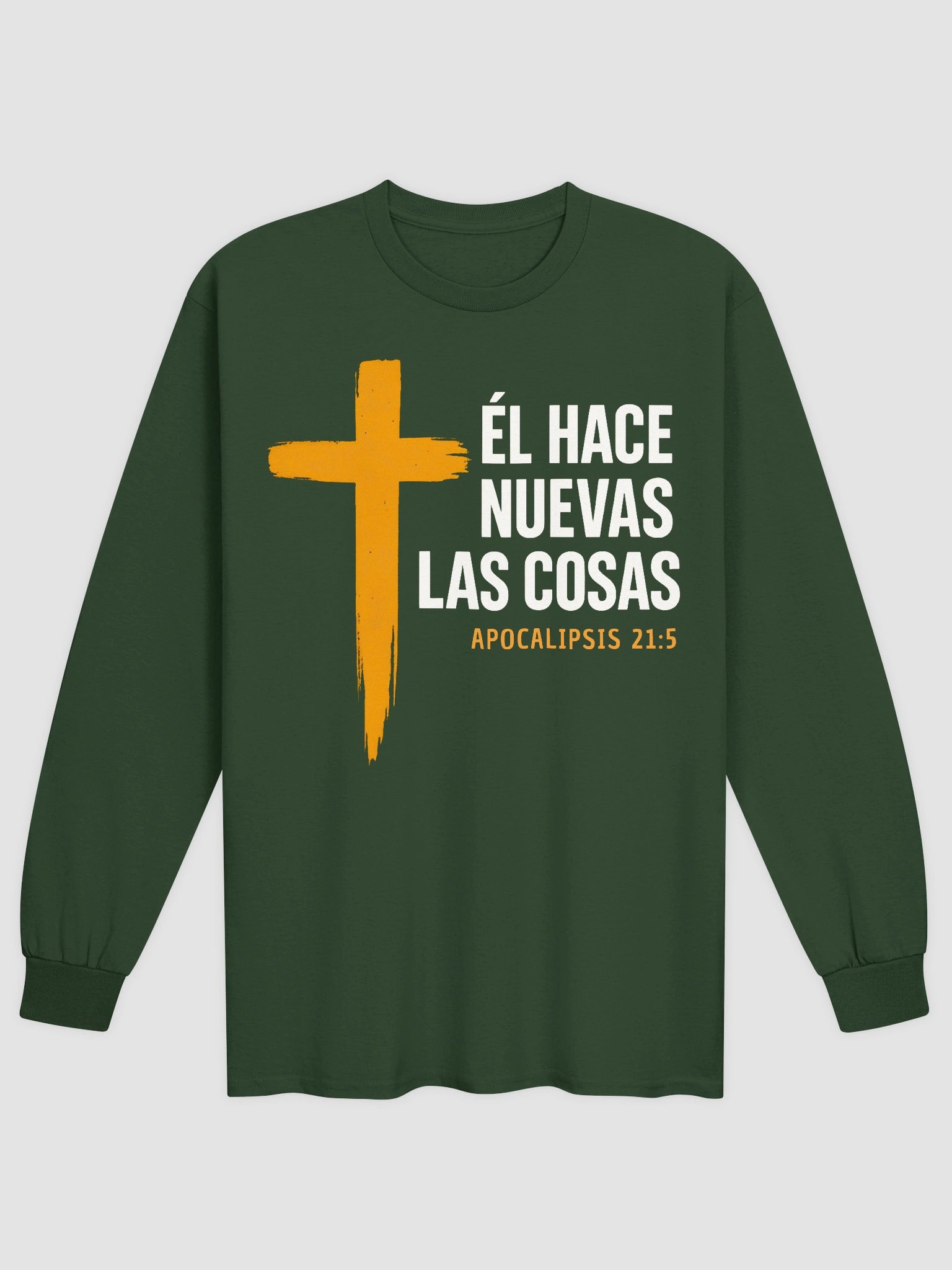 Camiseta Unisex Manga Larga | Él hace nuevas las cosas product image (1)