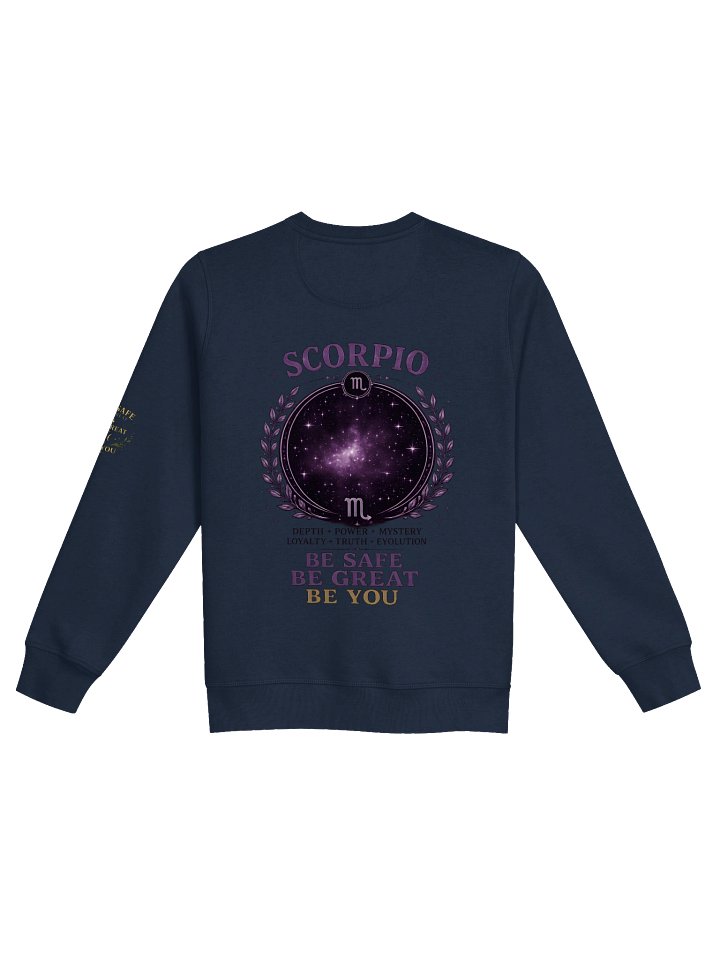 Scorpio “Unstoppable Strength” Premium Zodiac Crewneck product image (2)