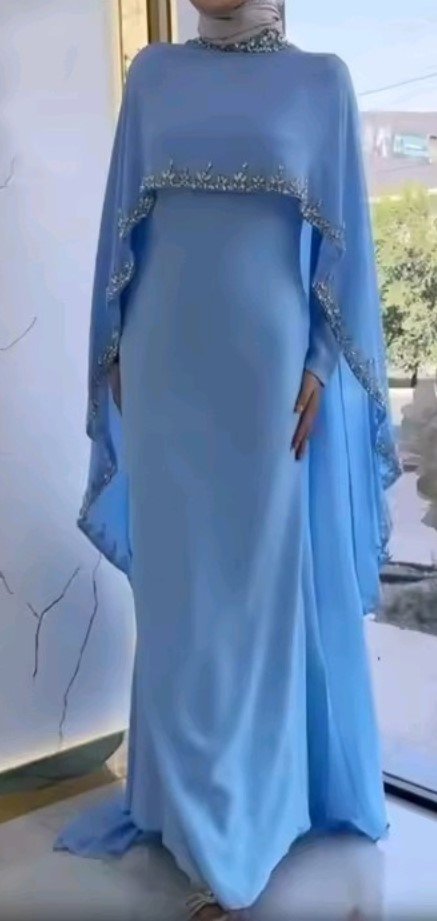 Women's Luxury Eid Abaya Kaftan Dress – Elegant Dubai Jalabiya Long Sleeve Maxi Robe for Ramadan, Wedding Party, Evening Gown & Islamic Modest Wear product image (3)