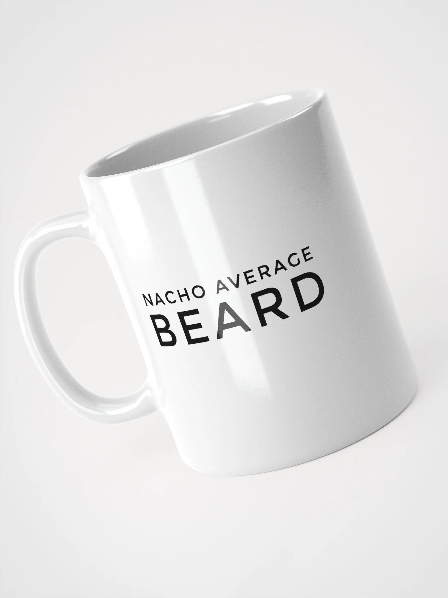 Nacho Average Beard White Ceramic Mug product image (3)