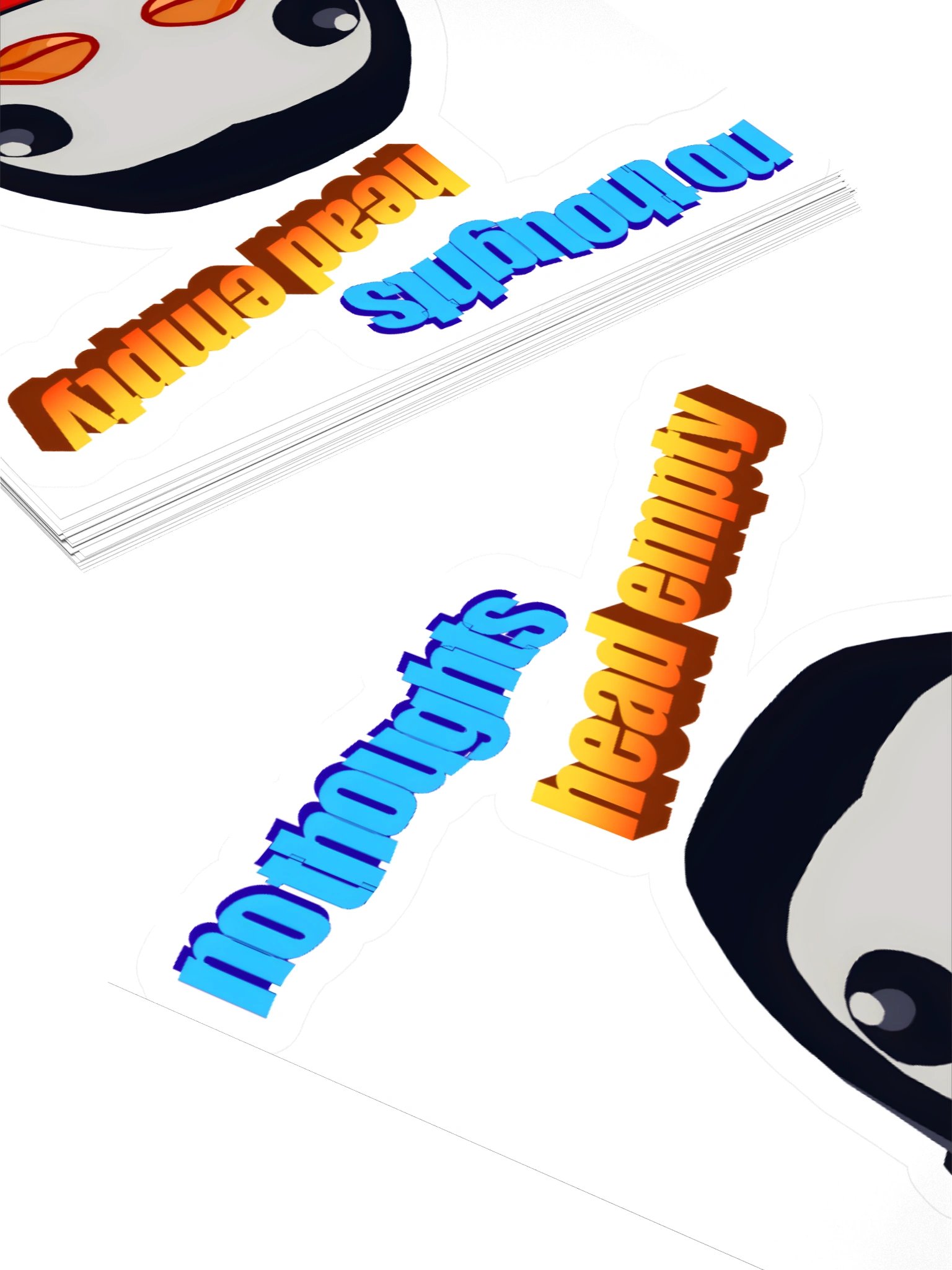 No Thoughts Head Empty [Sticker] product image (4)