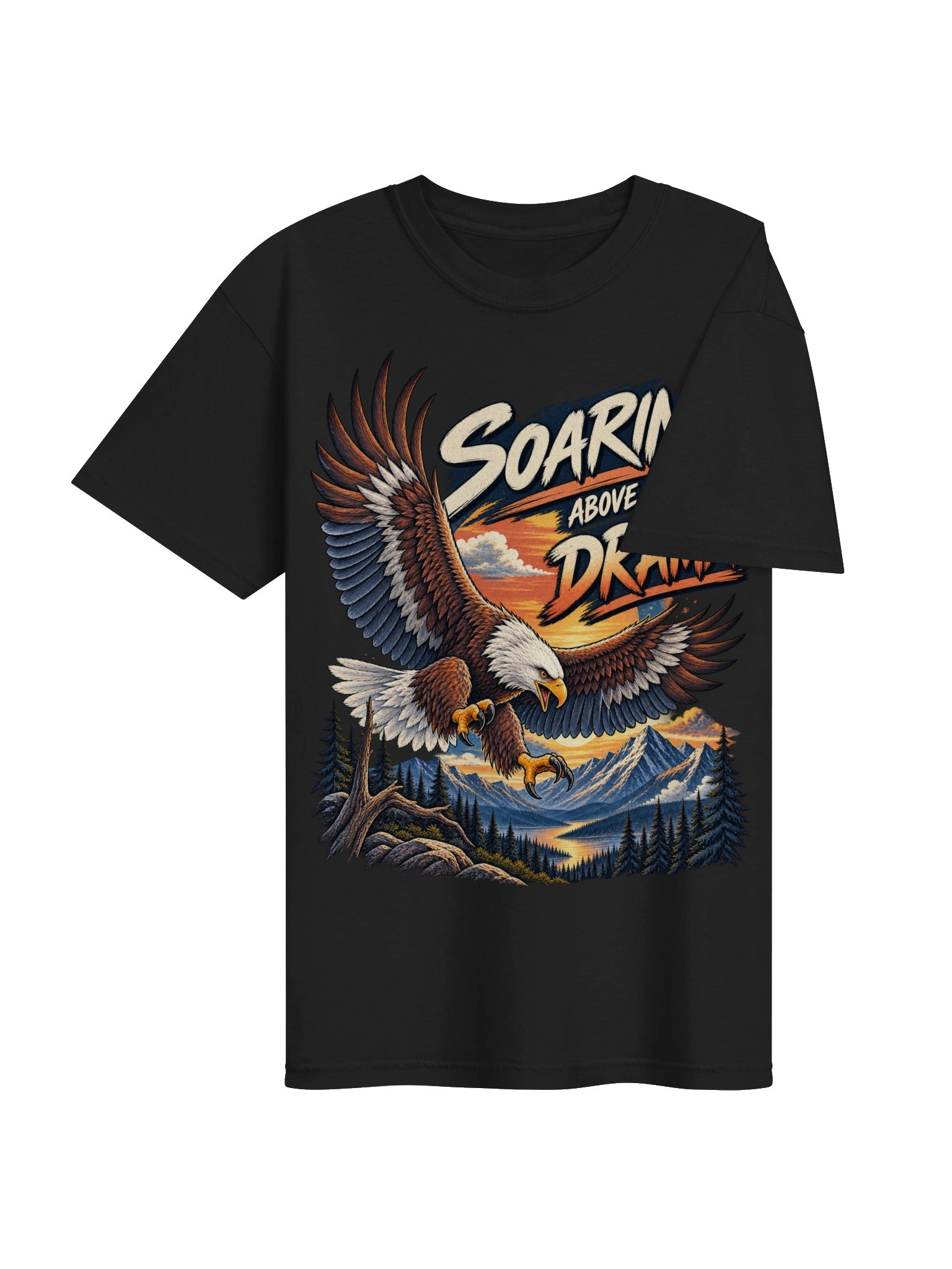 Eagle Soaring Above the Drama - Sarcastic Funny Animal Lover T-Shirt | Witty Bird Humor Tee product image (18)