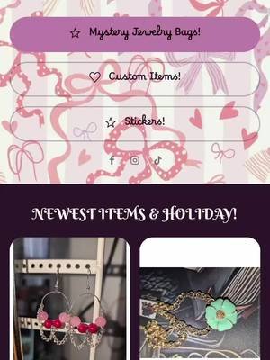 Hi everyone! Sorry I've been so MIA! BUT I've been putting in the work and I finally have most of the items up on the website! Everything should be updated and have the newest products now!  PSA: THERE WILL BE VALENTINES BAGS LISTED AS WELL SOON! 