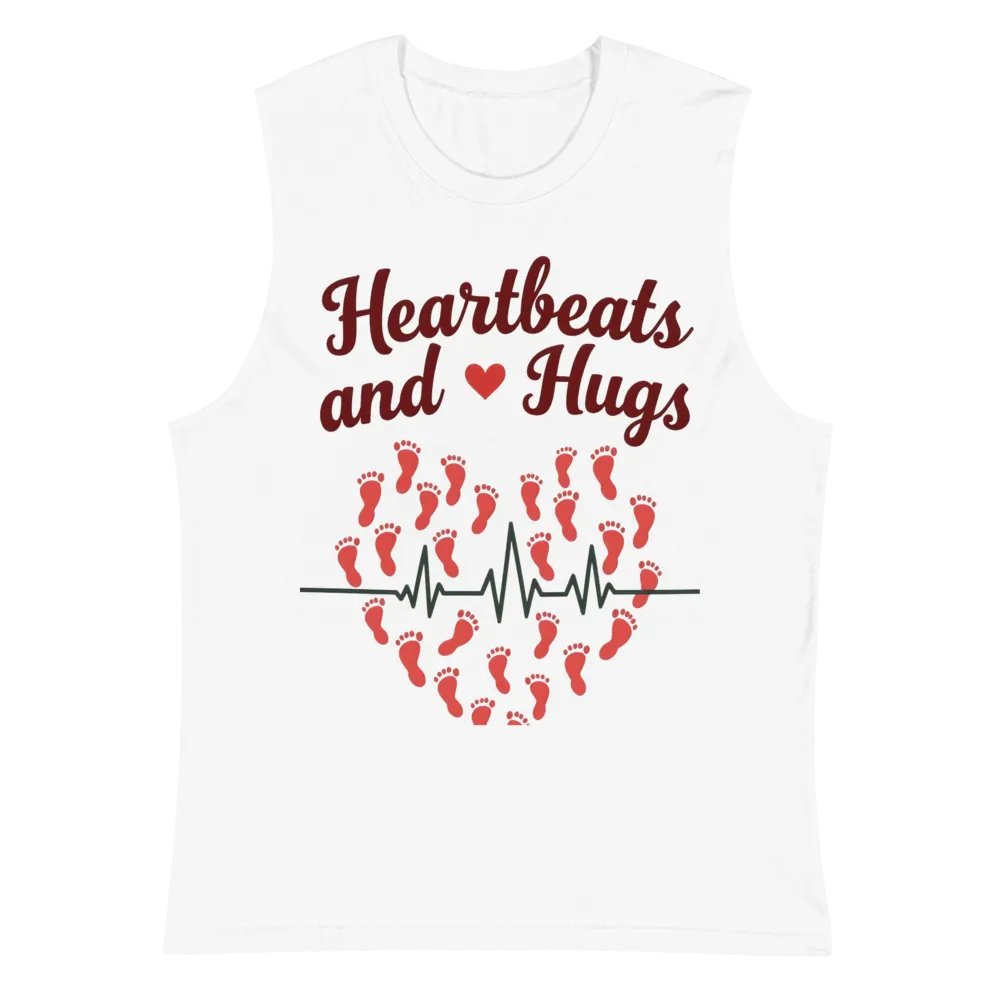 Heartbeats and Hugs Muscle Tank product image (2)