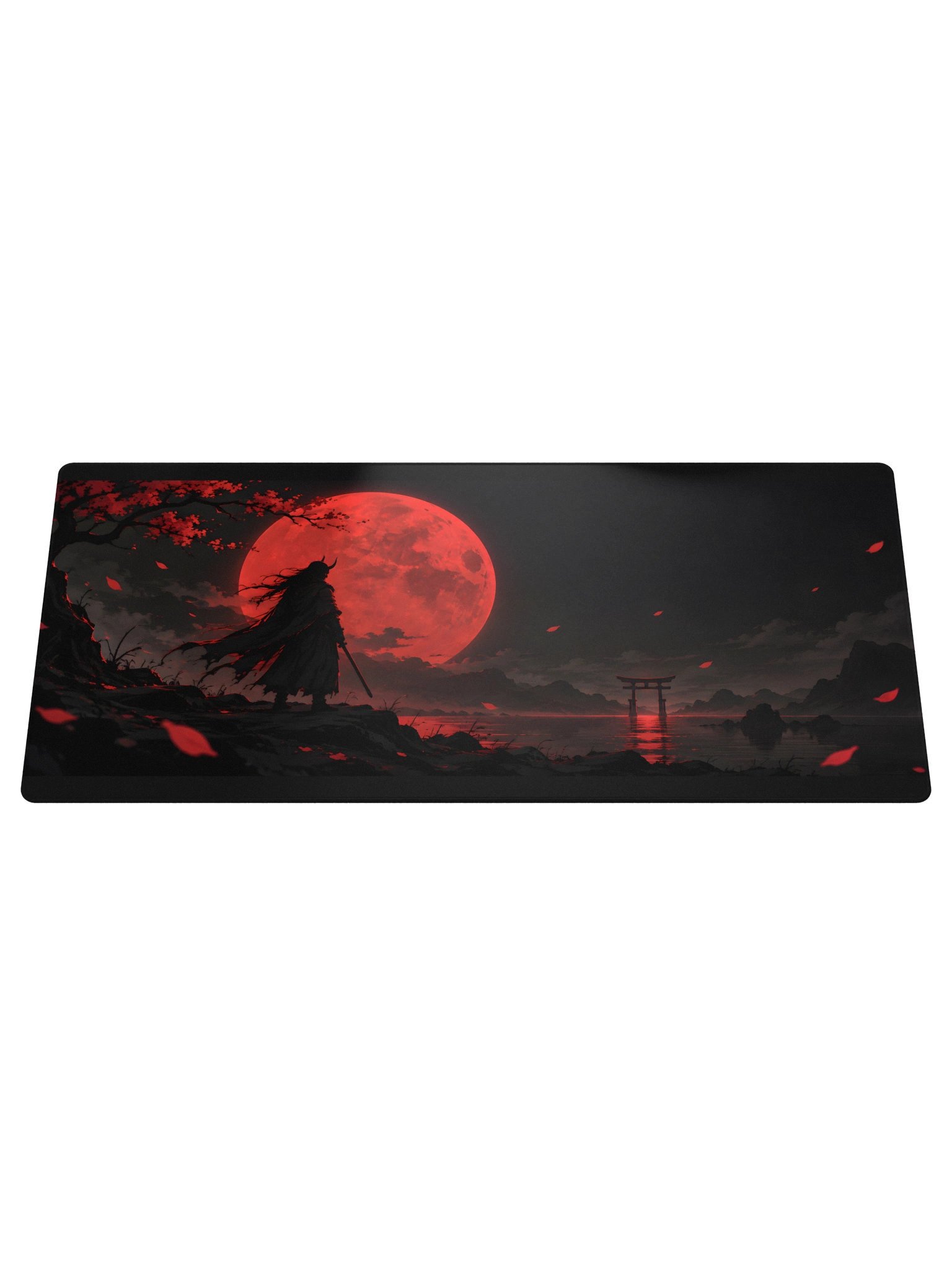 Blood Moon Ronin | OniDeskt XL Mouse Pad product image (1)