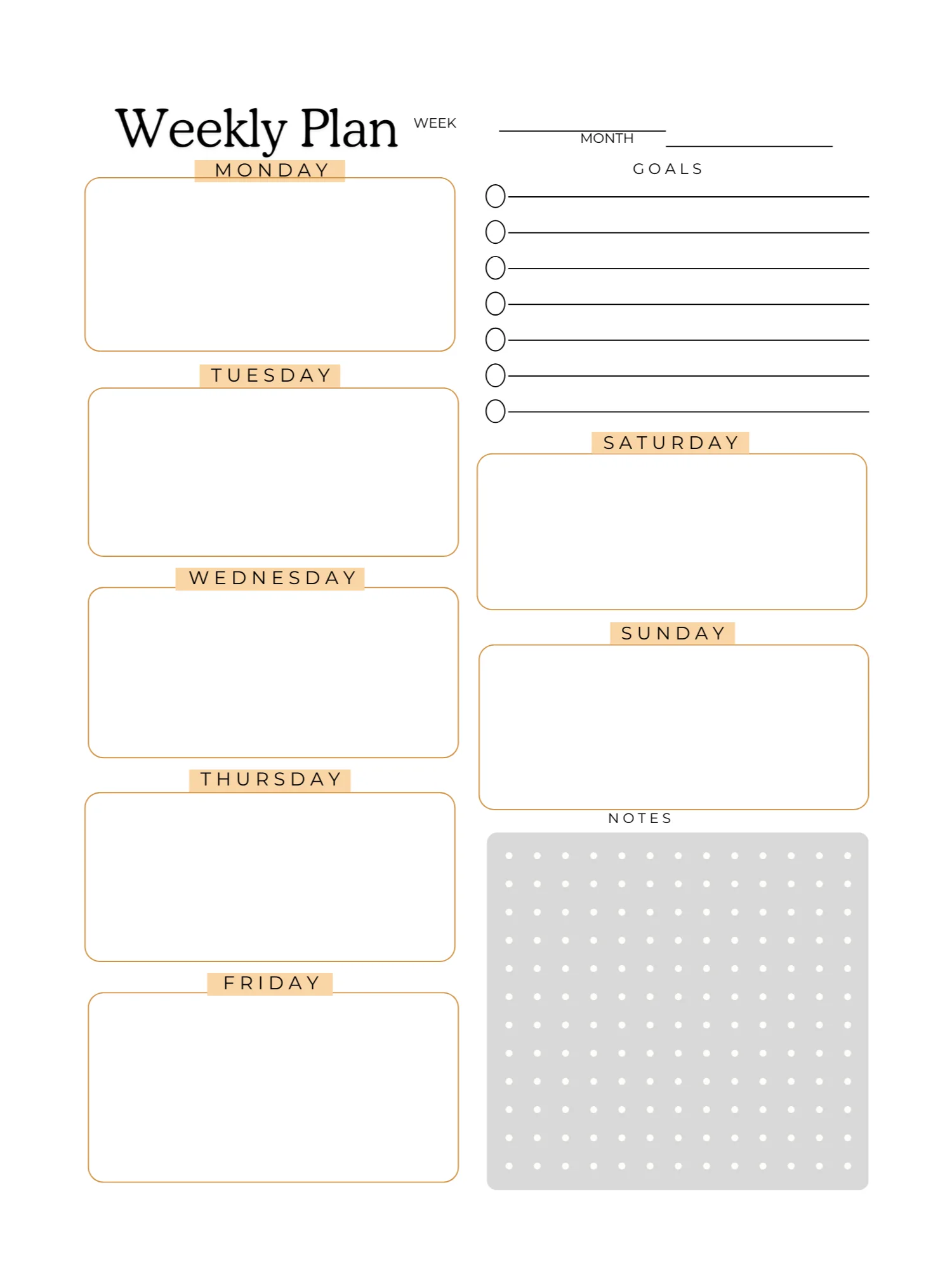 The Weekly Life Planner: Weekly Focus Planner: A Logbook for Intentional Planning and Reflection Master Your Week: A Productivity Logbook for Weekly Scheduling and Task Tracking product image (1)
