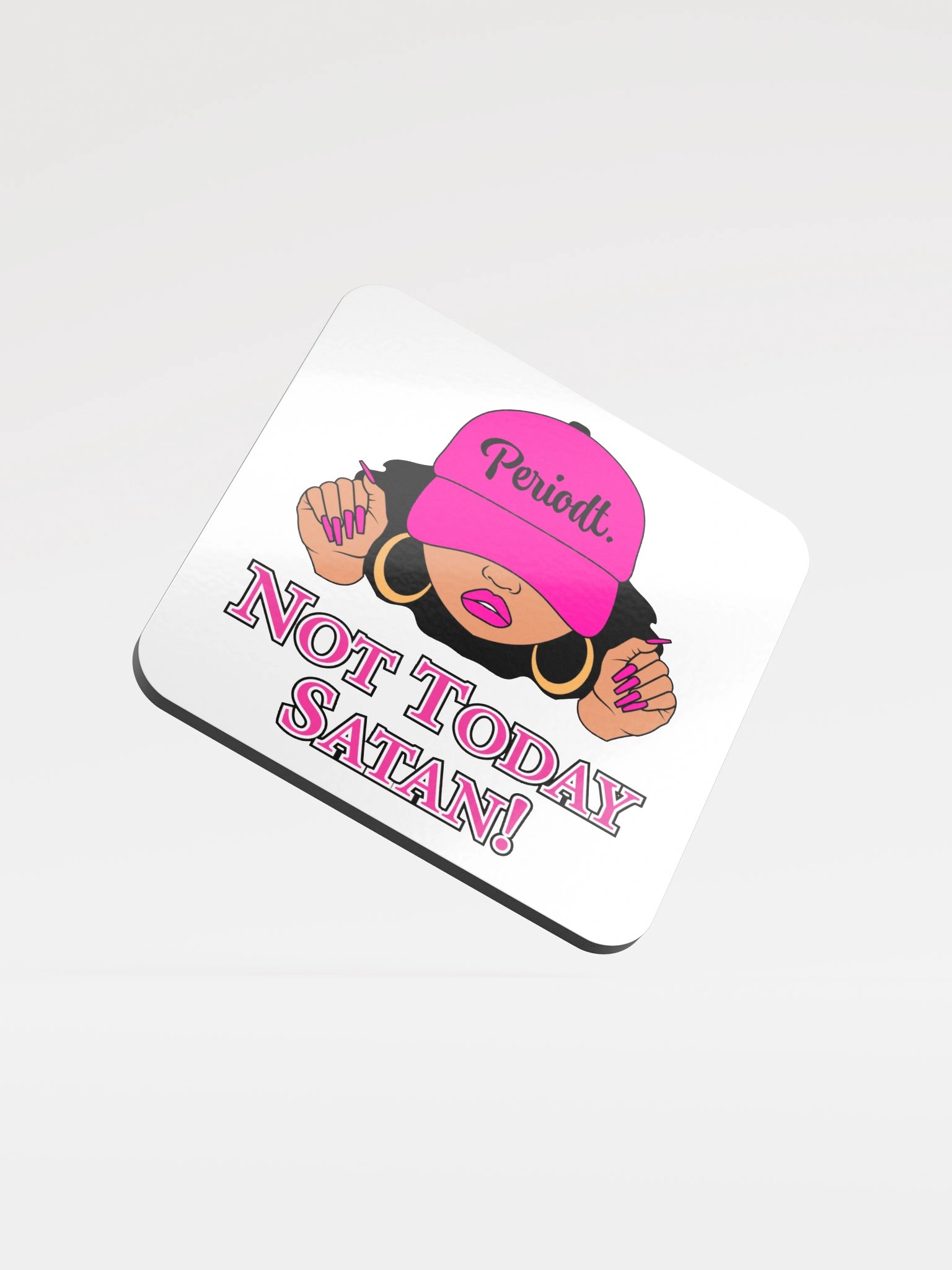 Not Today Satan V2, Coaster product image (1)