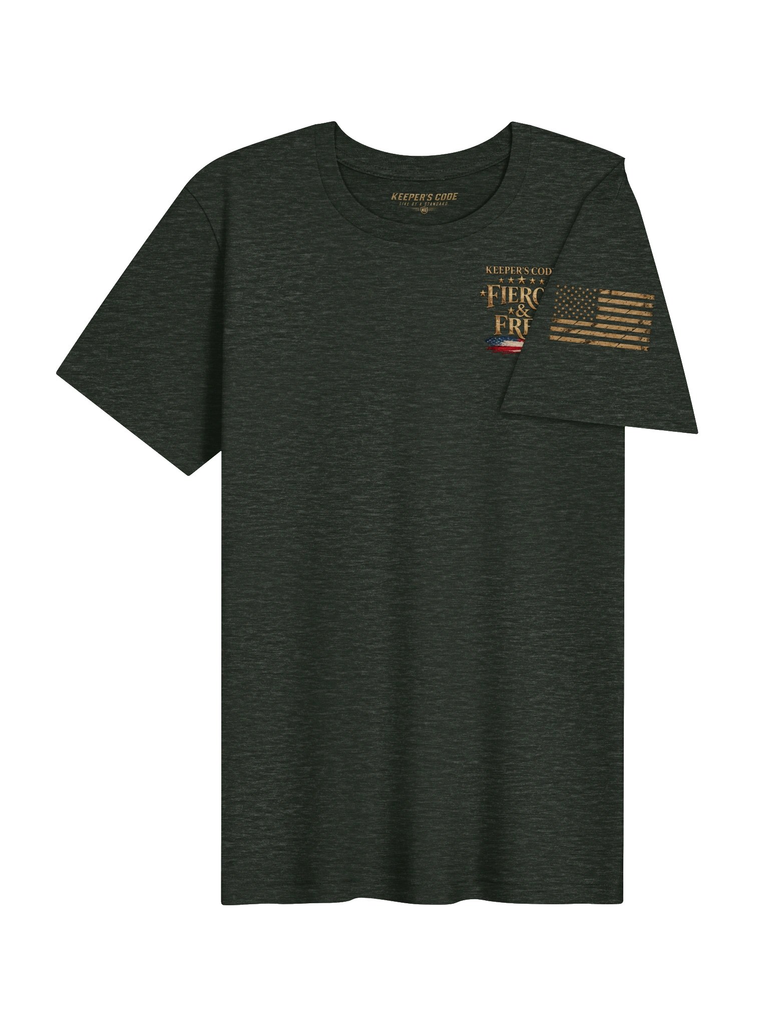 Keeper’s Code™ Women’s Fierce & Free Western Eagle Graphic T-Shirt product image (20)