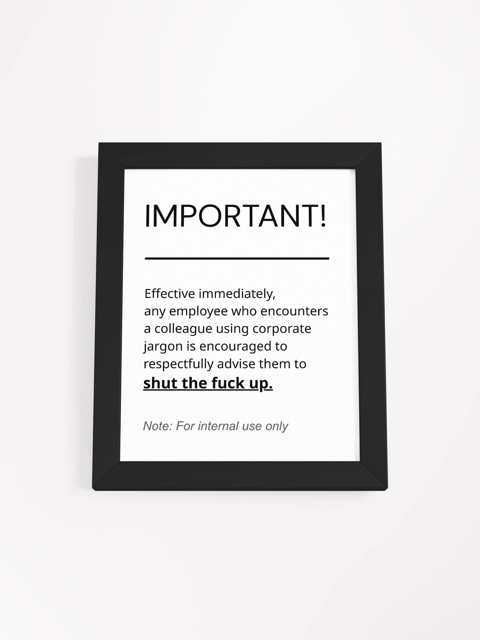 HR Memo Framed Wall Art product image (1)