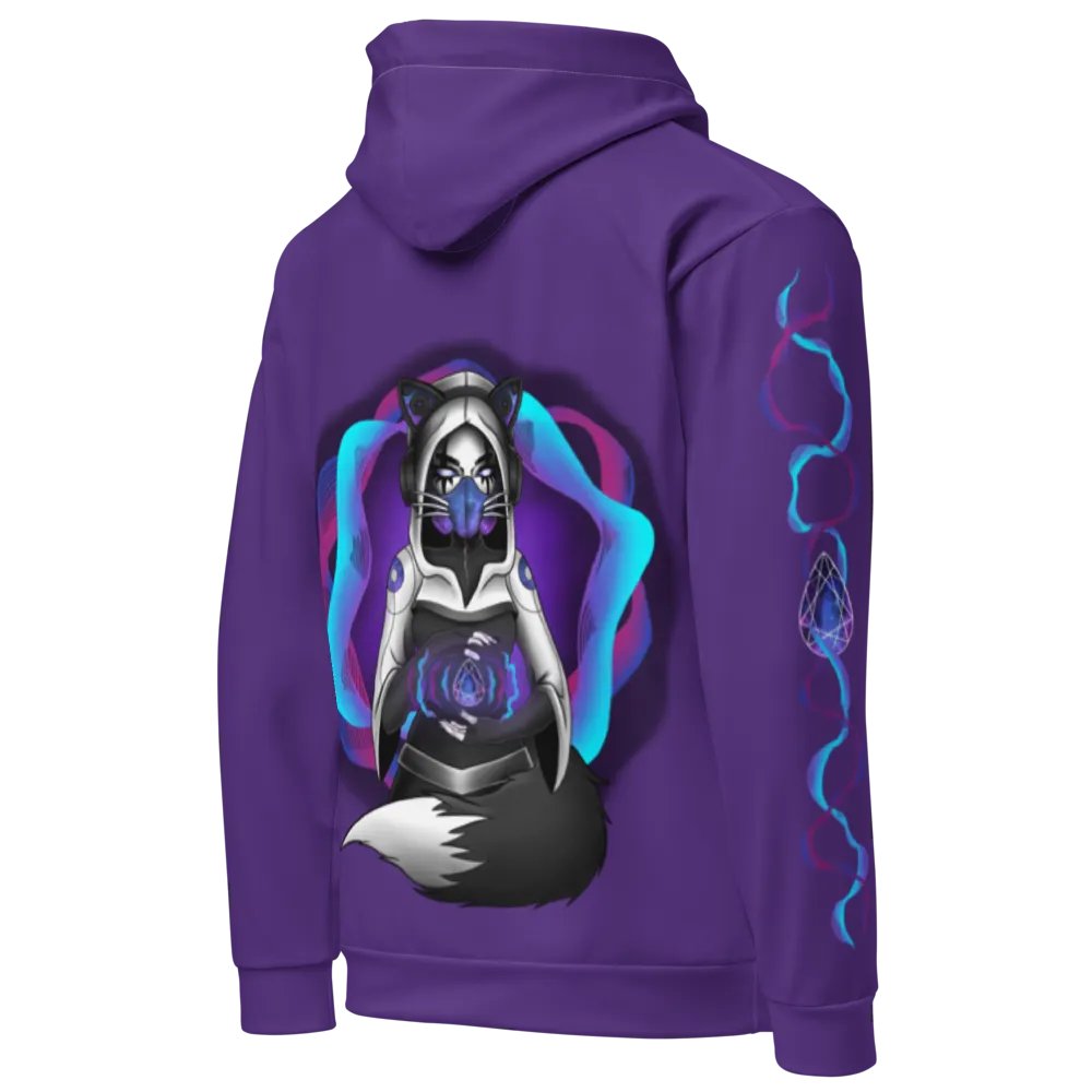 Galactic Waves Hoodie - Purple product image (1)