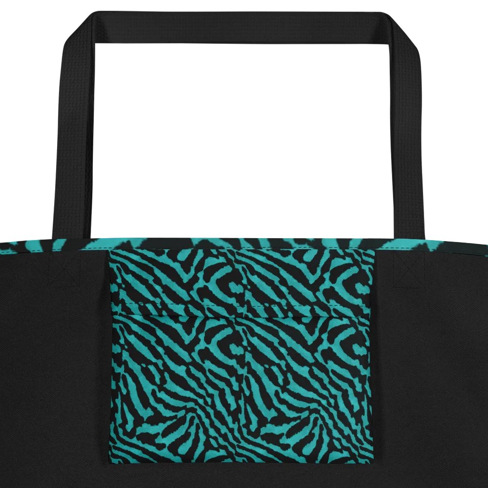 Teal Zebra Bag product image (2)