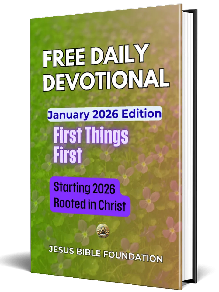 Free Daily Devotional January 2026 Edition: First Things First: Starting 2026 Rooted in Christ product image (1)